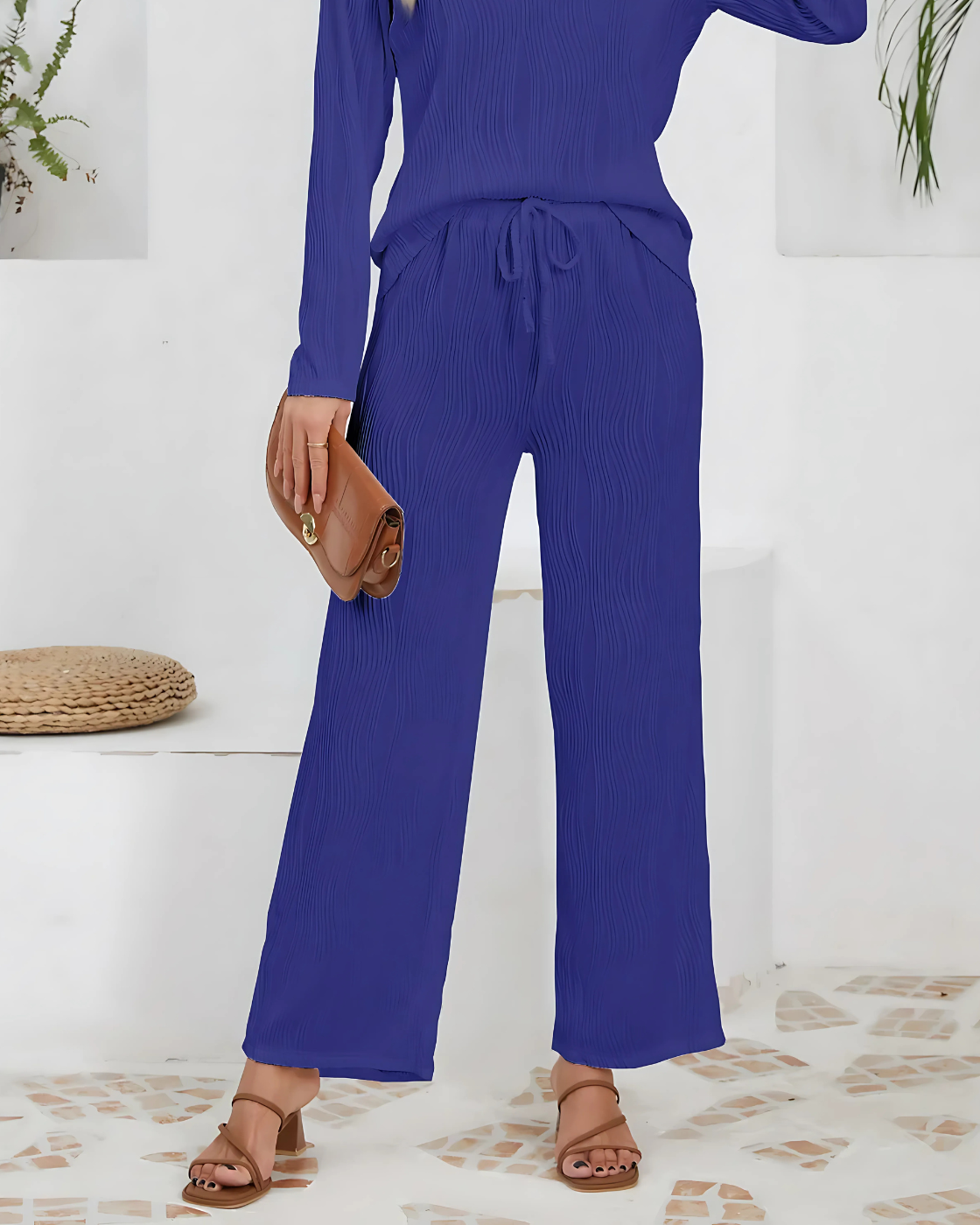 Conjunto Laura | 2 Peças -Linho Premium (Estilo Europeu)