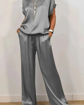 Conjunto Thamires | 2 Peças - Chiffon (Estilo Americano)