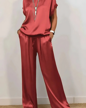 Conjunto Thamires | 2 Peças - Chiffon (Estilo Americano)