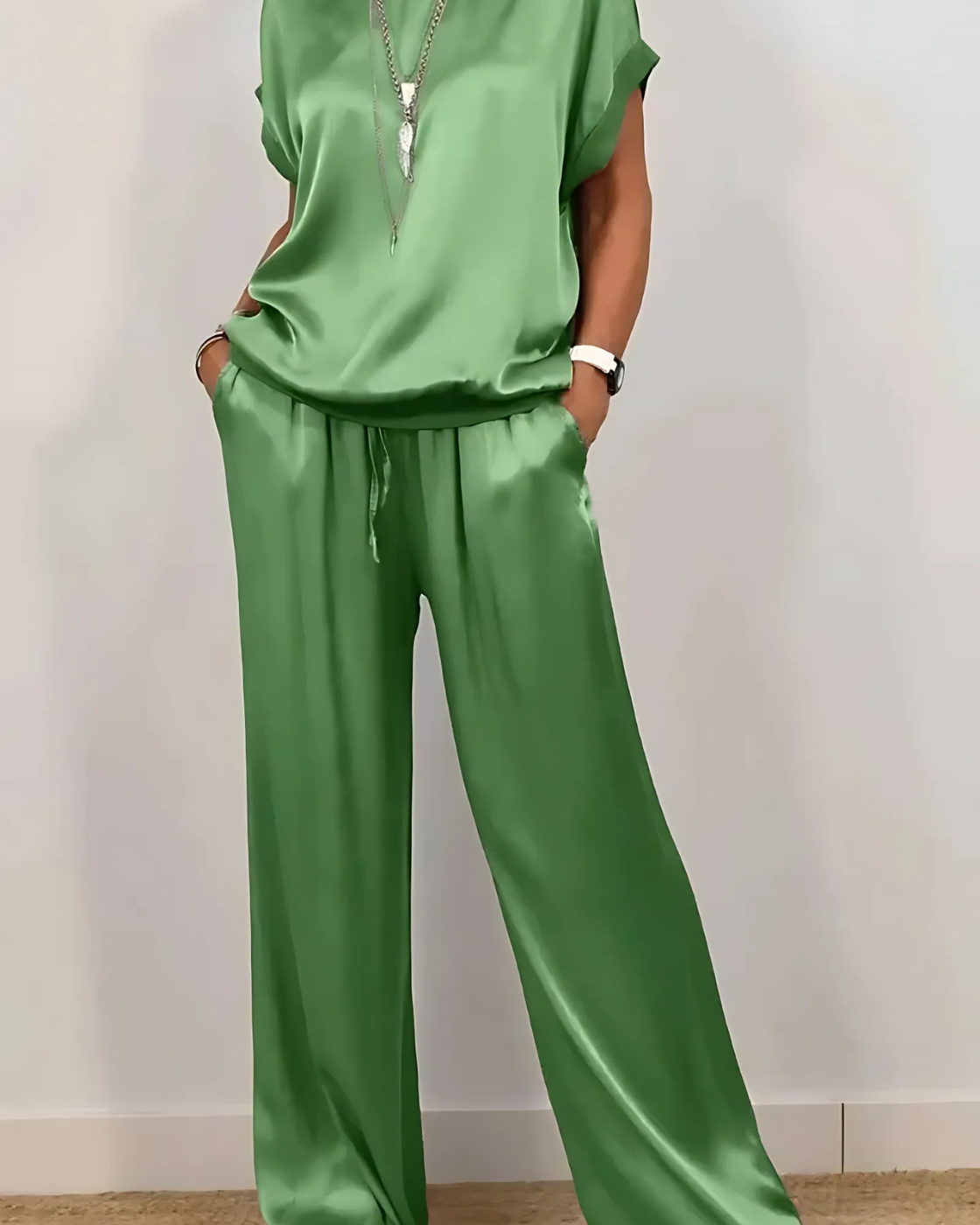 Conjunto Thamires | 2 Peças - Chiffon (Estilo Americano)